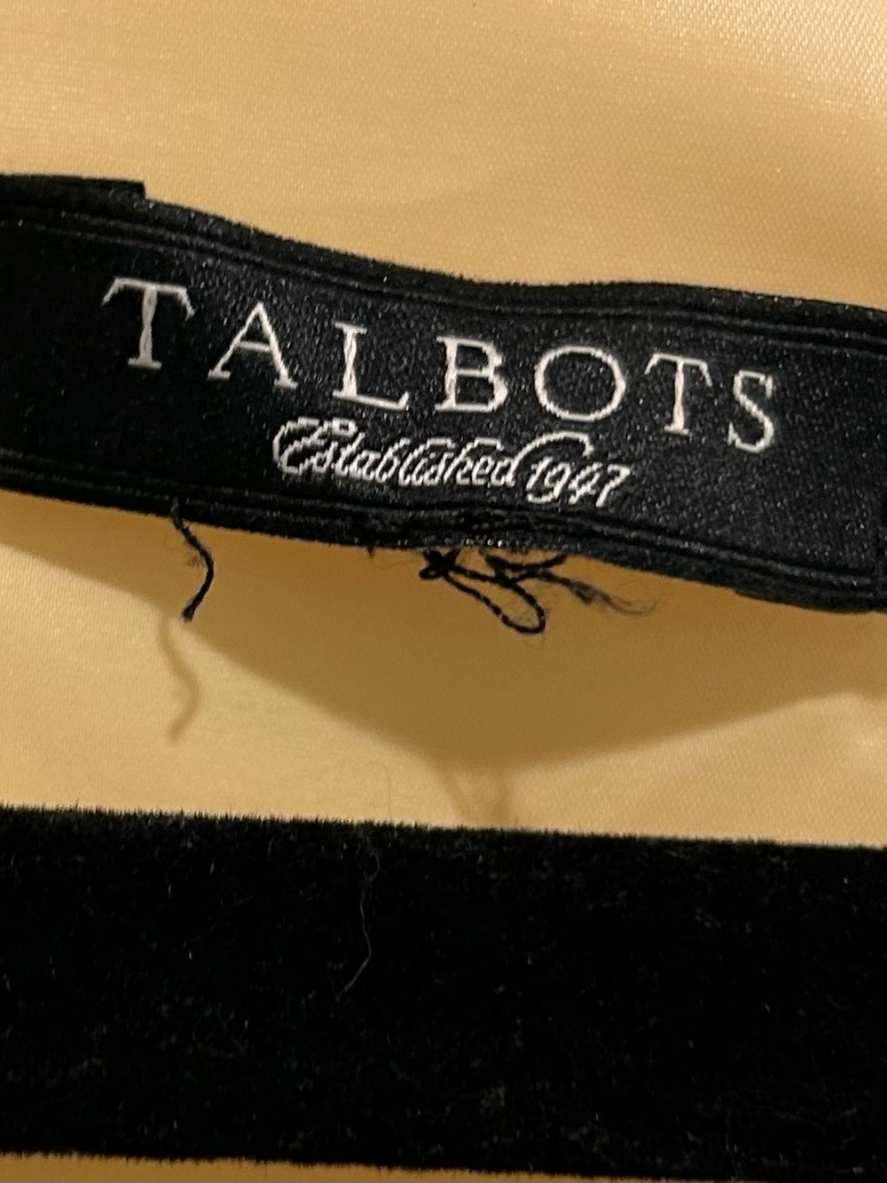 Talbots Butter Yellow Silk Blend Dress Fit Flare Wedding Guest Garden Party 10 - Picture 4 of 12